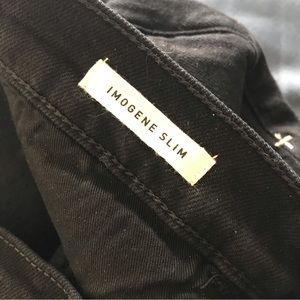 Imogene and Willie Slim Black Water Dip Jeans